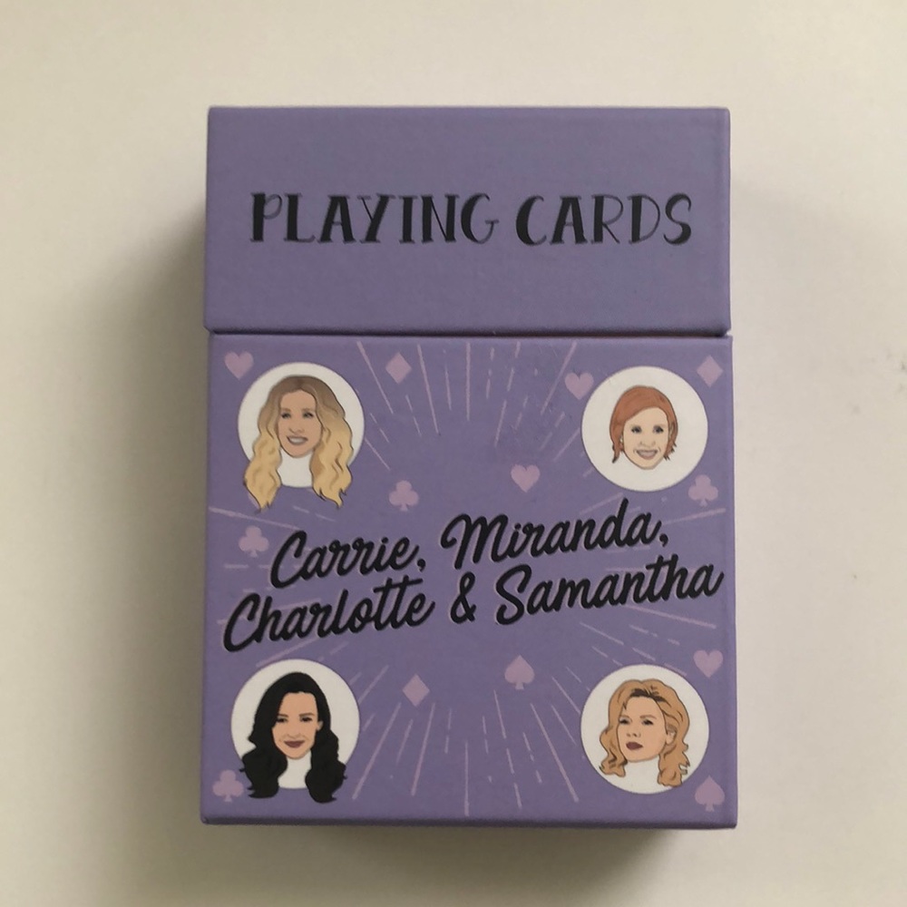 Sex and the city Carrie Miranda Charlotte & Samantha playing cards
